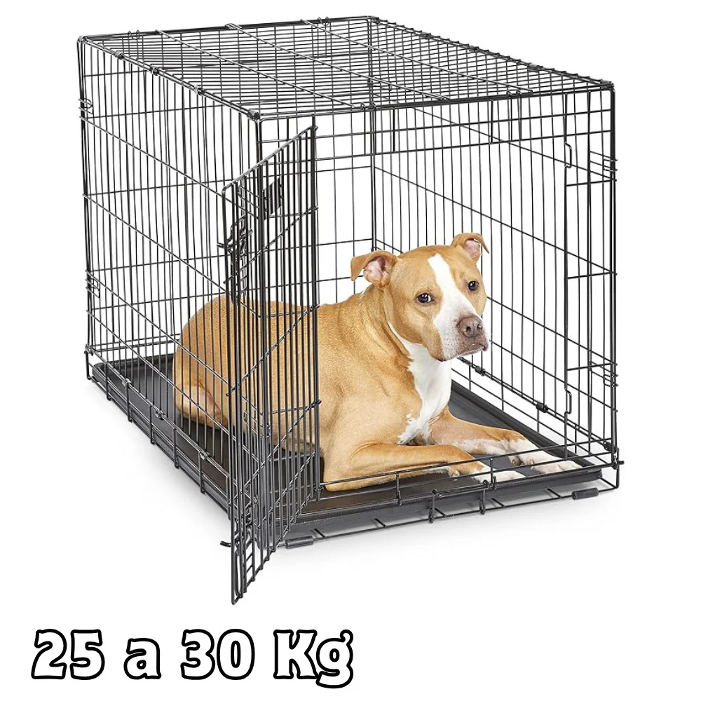 Jaula Transportadora de 36 Pulgadas para Perros de 25 a 30 Kg - Soul Pets