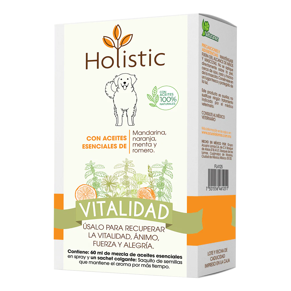 Holistic Vitalidad 60 mL (Vitalidad, Ánimo, Fuerza y Alegría ) Aromaterapia - Imagen 3