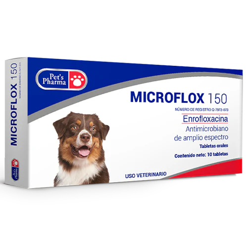 Microflox 150 mg 10 Tabletas ( Enrofloxacina