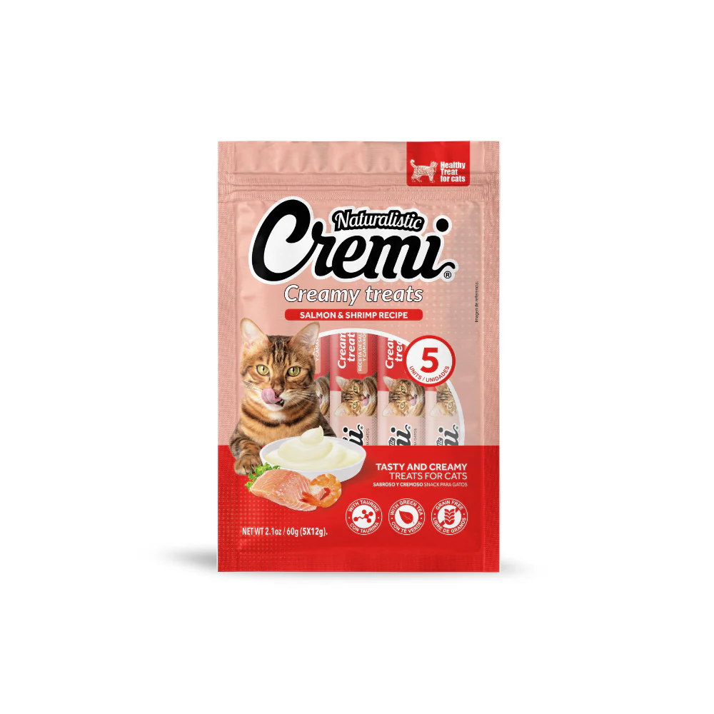 Naturalistic Cremi Salmon & Shrimp Recipe 60gr