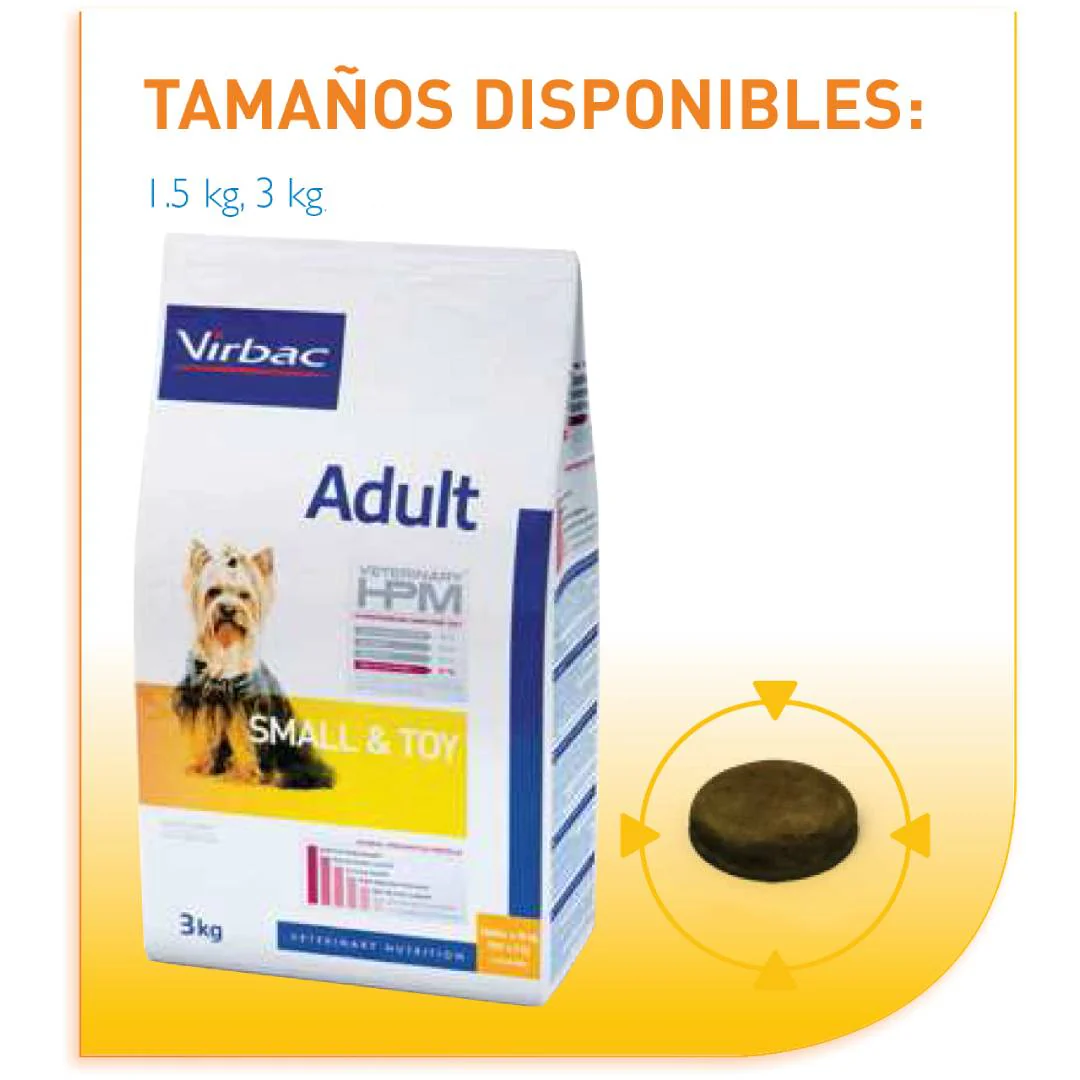 Virbac Alimento Perros Adult Small And Toy Raza Pequeña Pienso Croqueta - Imagen 2