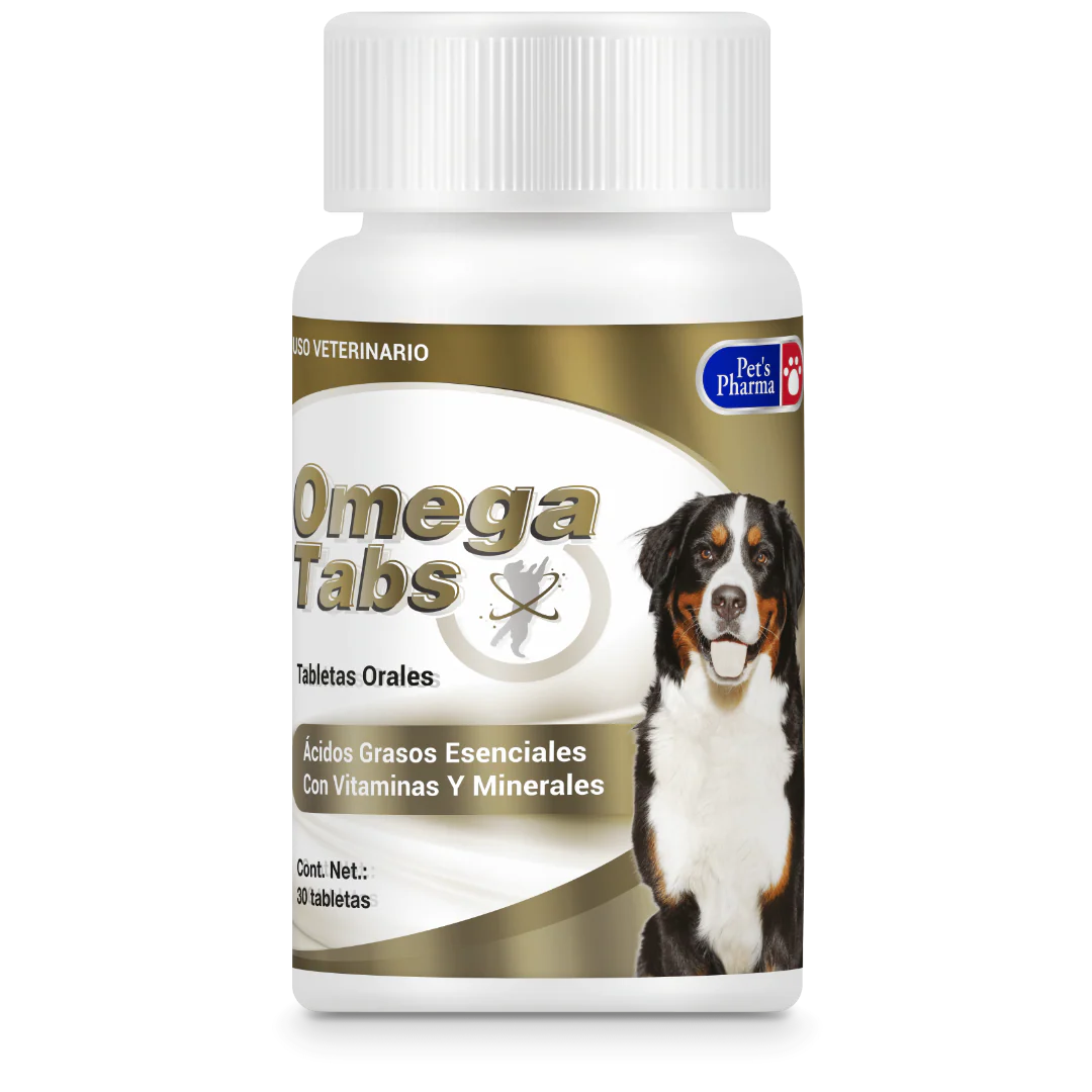 Omega Tabs Pet's Pharma - 30 Tabletas
