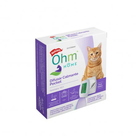 Ohm Home Gatos Difusor Calmante Pocket 3 mL