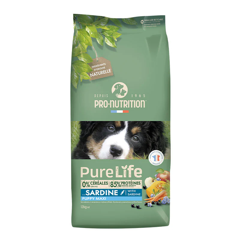 Pure Life Perro Puppy Maxi Sardina 12kg - Imagen 2