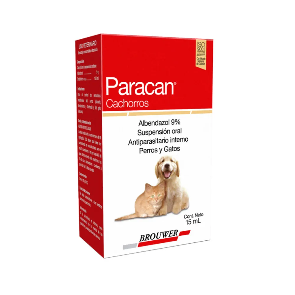 Paracan Cachorros Suspension Oral 15ml