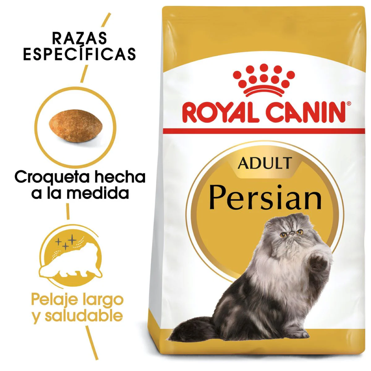 Royal Canin Persian Cat Adult 3.18 Kg - Alimento para Gato Persa Adulto - Imagen 2