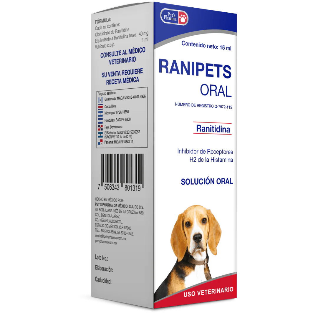 Ranipets Solución Oral 15ml - Pet's Pharma