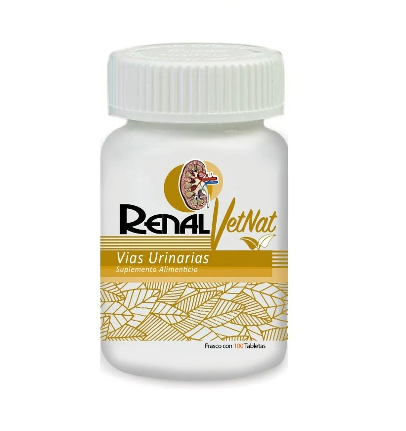 Nef VetNat 100 Tabletas Vías Urinarias Antes Renal VetNat (Renalvetnat) - Imagen 3