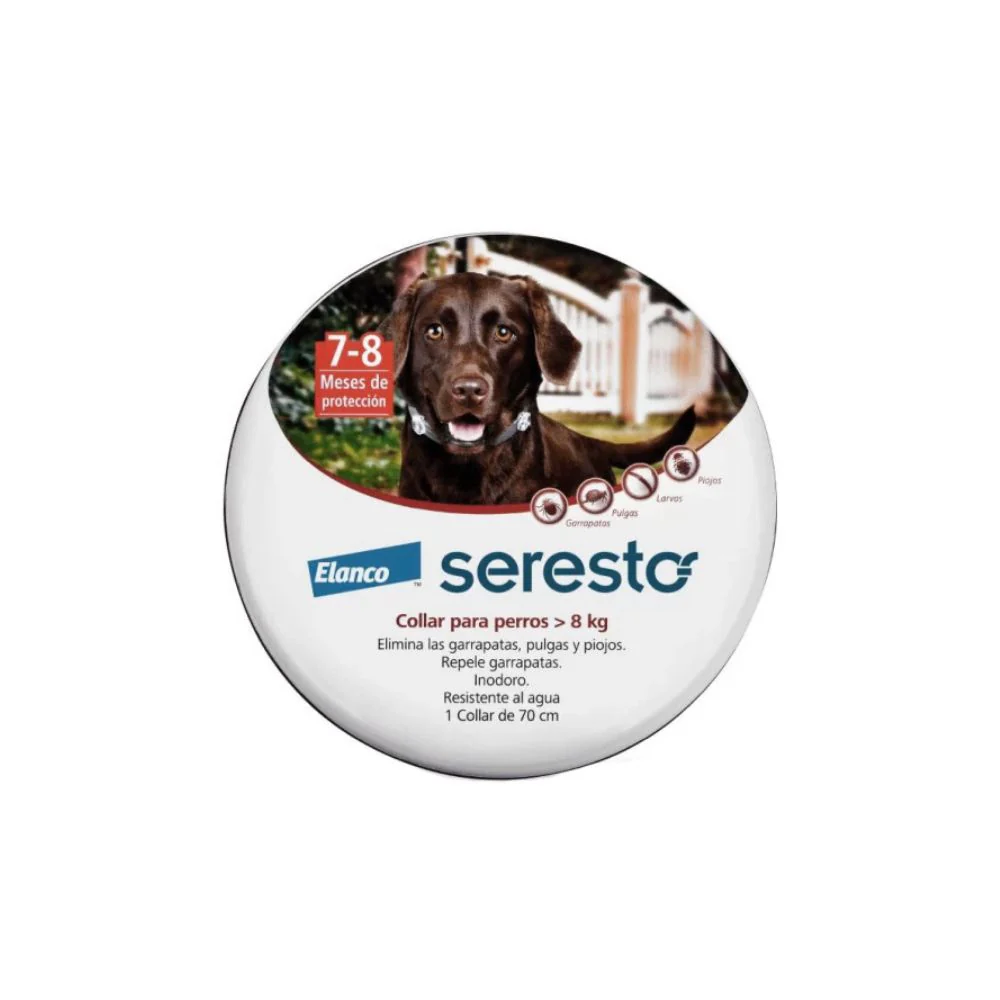 Seresto Collar Antiparasitario Perros +8kg