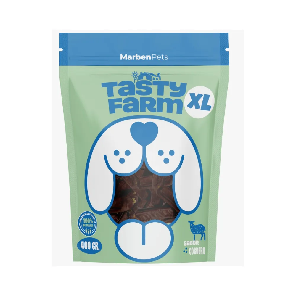 Tasty Farm XL Mini Salchichas de Cordero 400 Gr