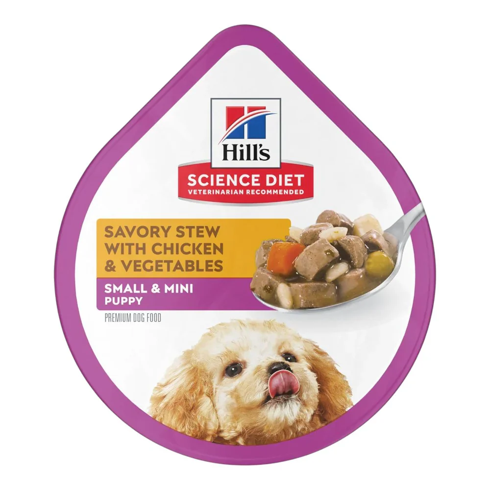 Hill’s Tray Húmedo Cachorro RP Estofado de Pollo y Vegetales 99 g