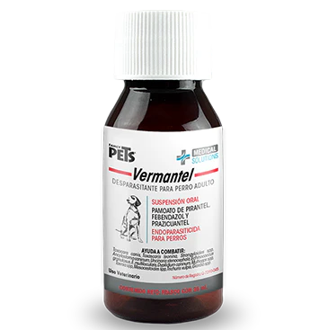 Vermantel Adulto Suspensión 25 mL ( Desparasitante Perros )