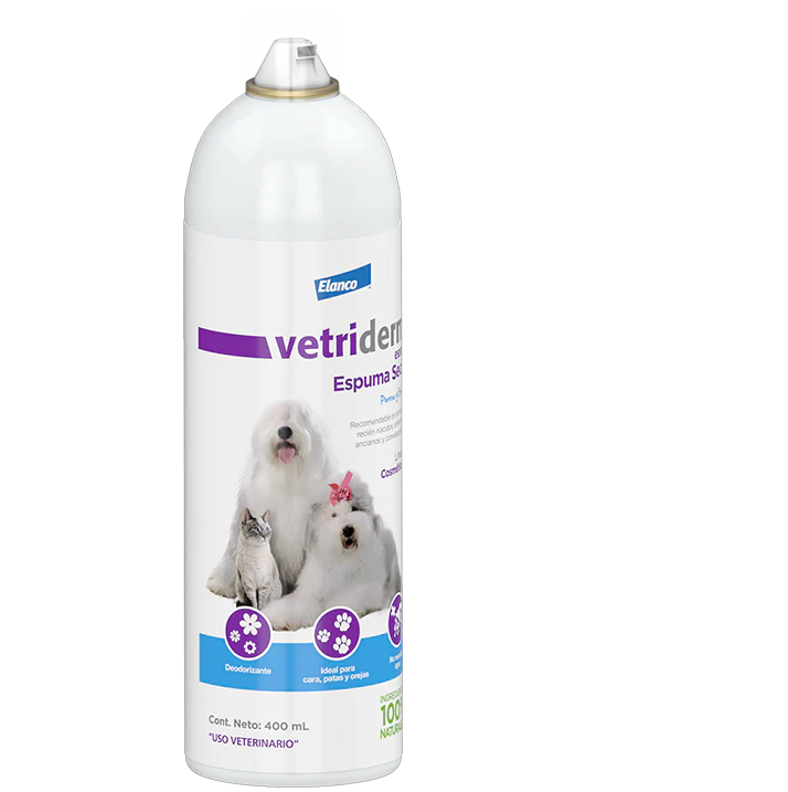 Vetriderm Essec Espuma Seca Aerosol 400 ml