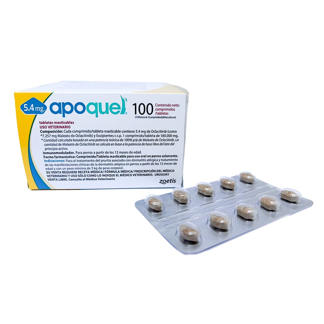 Apoquel Masticable 5.4 mg Tratamiento Dermatitis Alérgica en Perros - Imagen 3