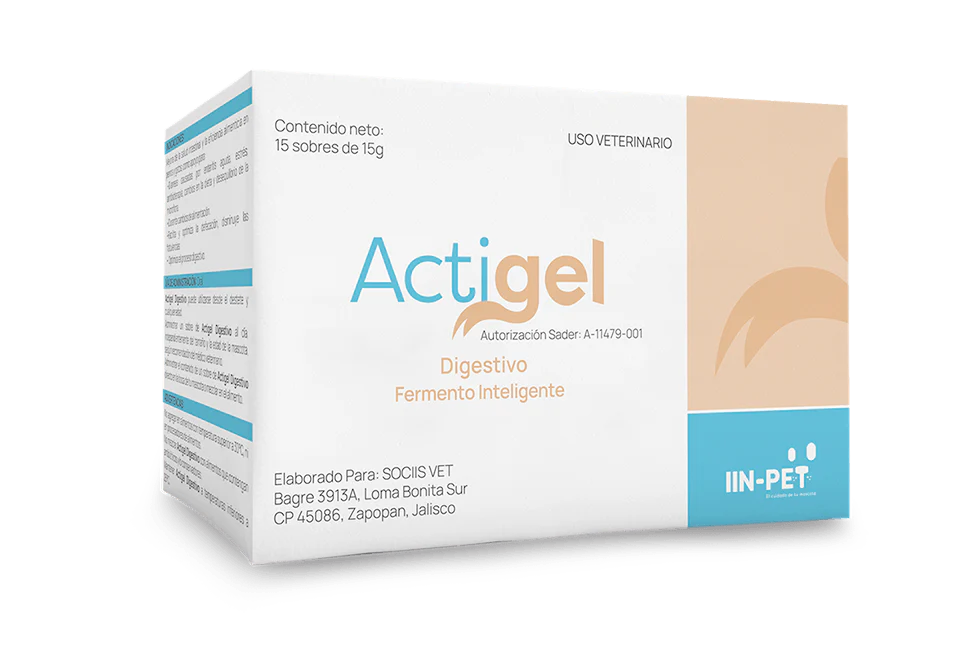 Actigel Digestivo 15 Sobres (Fermentos Inteligentes Prebióticos Probióticos Postibiótos) REQUIERE TRANSPORTARSE EN FRÍO LLAME PARA COTIZAR ENVÍO