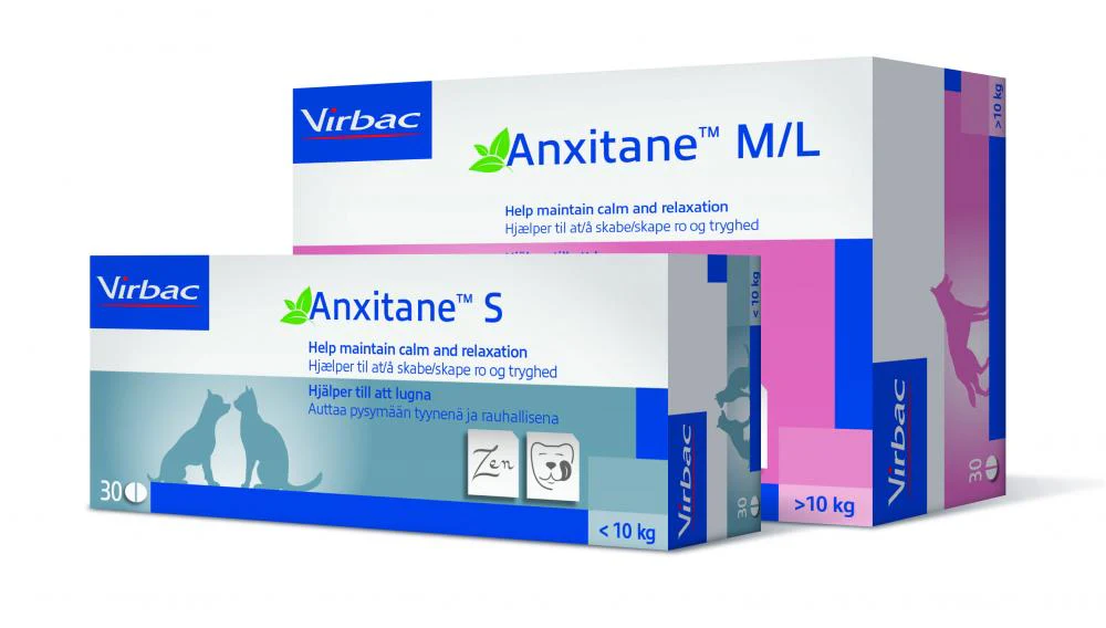 Virbac Anxitane Relajante Natural Perros Gatos 30 Tabletas - Imagen 2