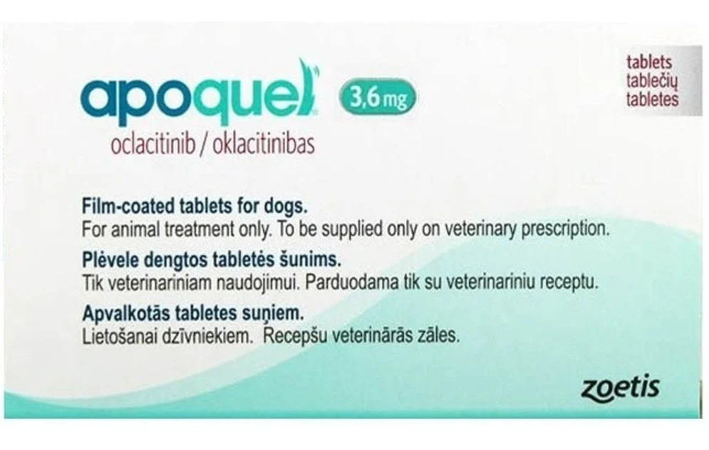 Zoetis Apoquel 3.6 mg Comprimidos Oclacitinib Perros