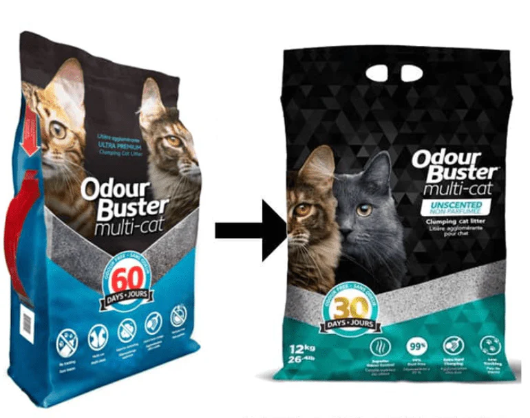 Pack 2x Arena Odour Buster Multi Cat 12Kg (2x12Kg) - Imagen 2