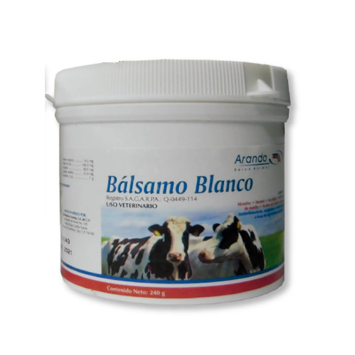 Balsamo Blanco Aranda Pomada