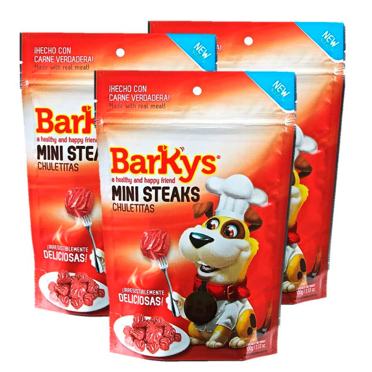 Barkys Mini Steaks / Chuletitas P/ Perro - Premios