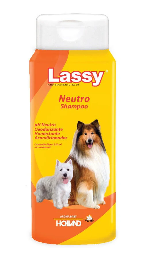 Shampoo Neutro Lassy Holland Para Perro Humectante 350ml - Imagen 2