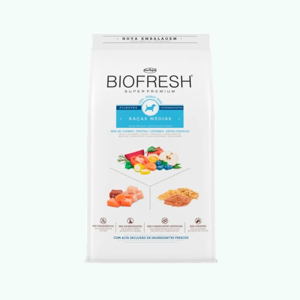 Biofresh Super Premium Perro Cachorro Razas Medianas 10Kg