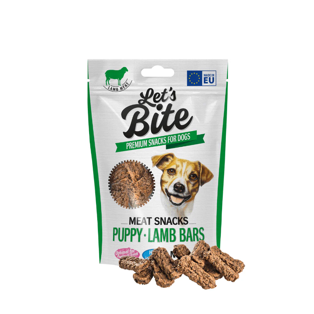 Brit Care Let's Bite - Snacks Cachorro - Cordero 80gr