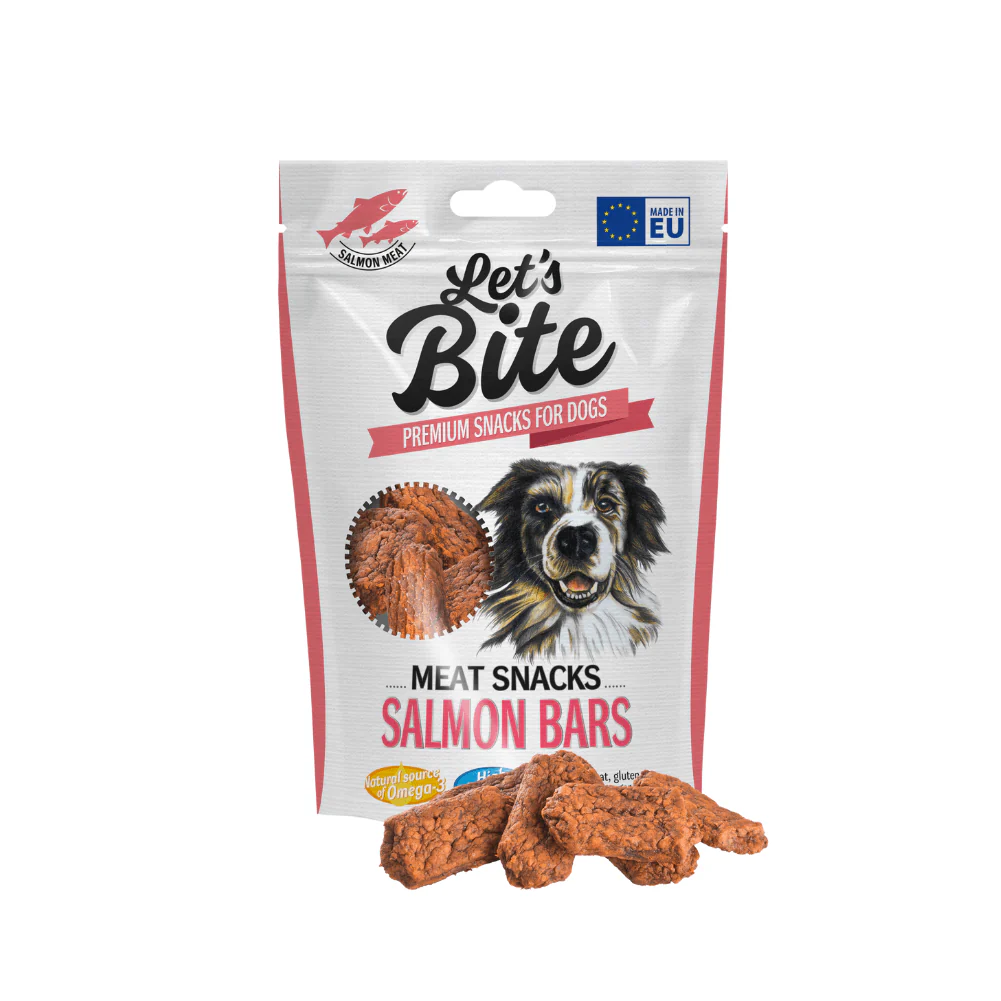 Brit Care Let's Bite - Snacks Perro - Salmón 80gr