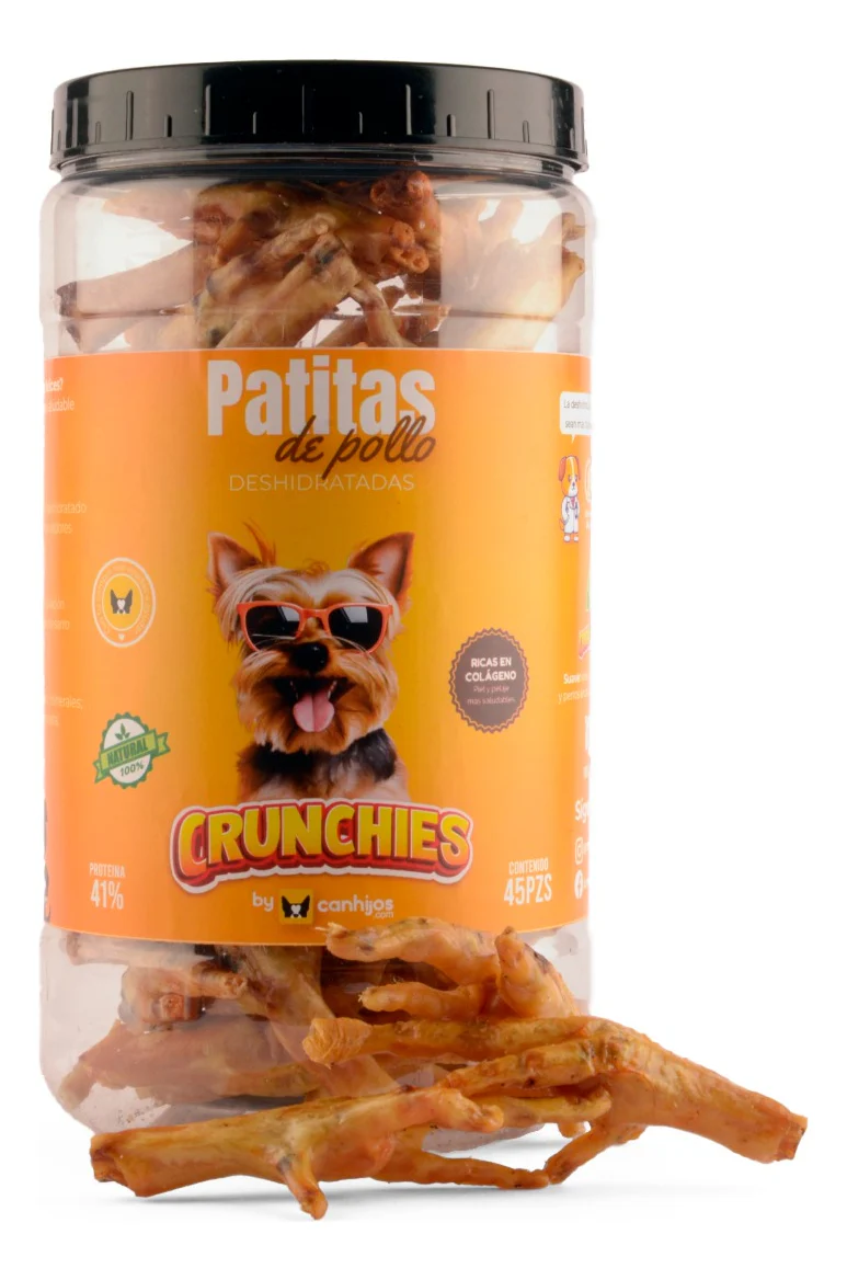 Snack Para Perros - Patitas 45pz - Crunchies By