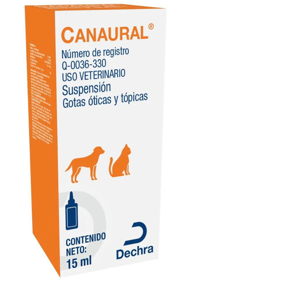 Canaural 15 mL ( Gotas óticas y tópicas )
