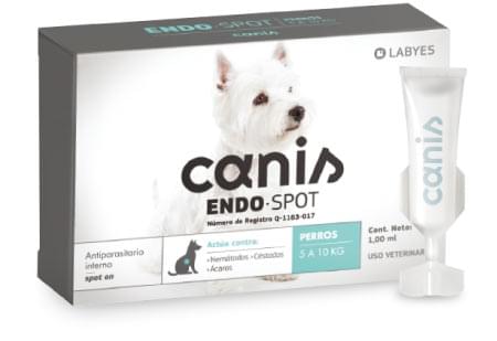 Canis Endospot Spot 5 a 10 kg ( pipeta perro para parásitos internos y ácaros) AGOTADO TEMPORALMENTE