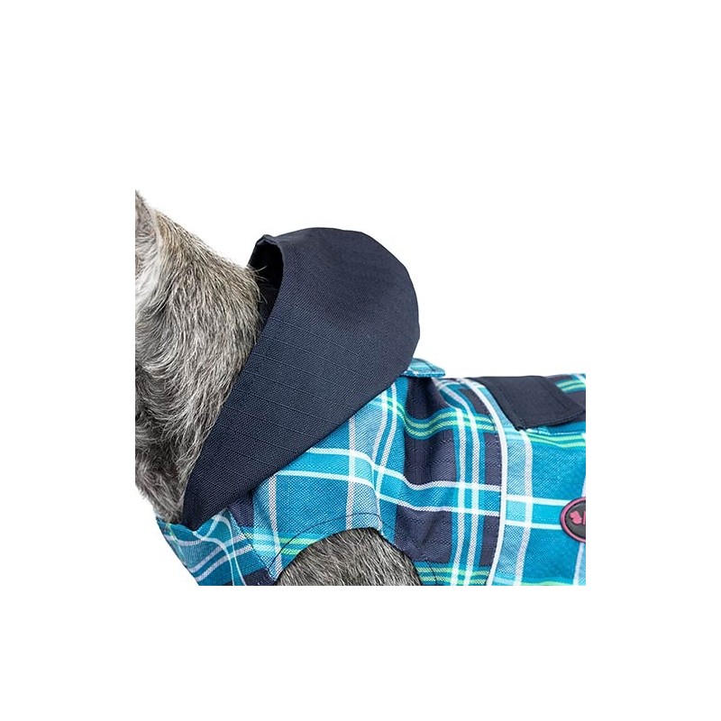 Chubasquero Con Capucha SKY BLUE - Imagen 4