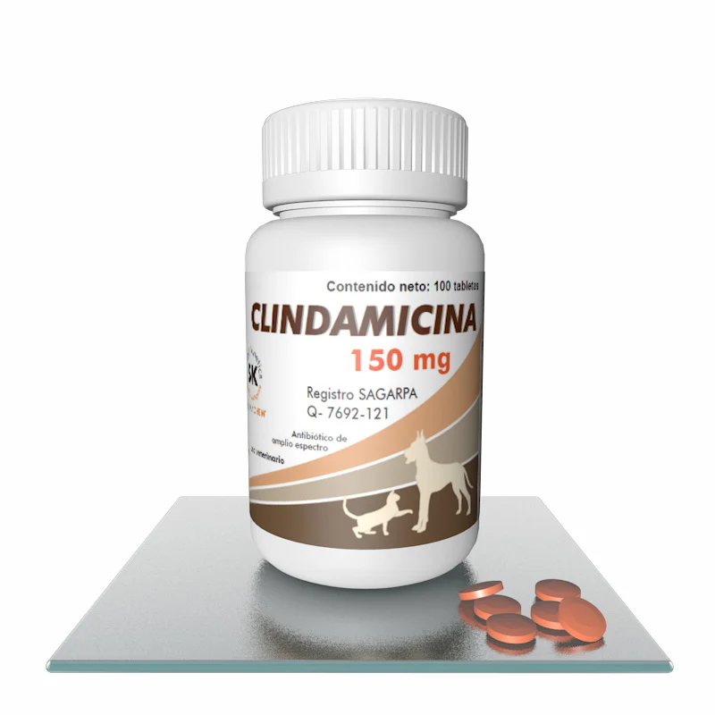Clindamicina 150 mg 100 Tabletas (Smart Kinetics)