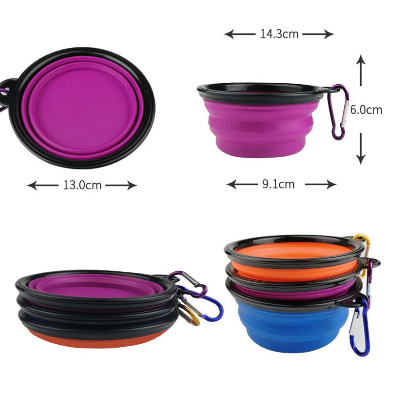 CT0035 1 Pieza De Tazon Plegable Chico Para Mascota - Imagen 2