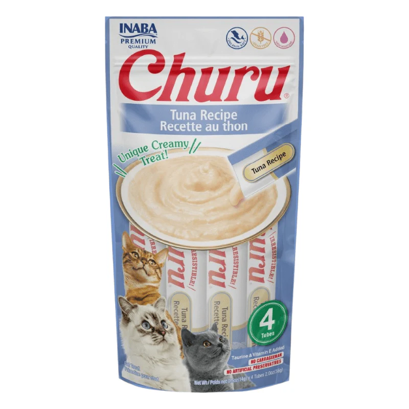 CT0655 4 Piezas Tubos De Churu Atun Para Mascota