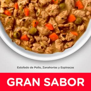 CT0723 1 Pieza De Estofado De Pollo Zanahorias y Espinacas Adulto - Imagen 3