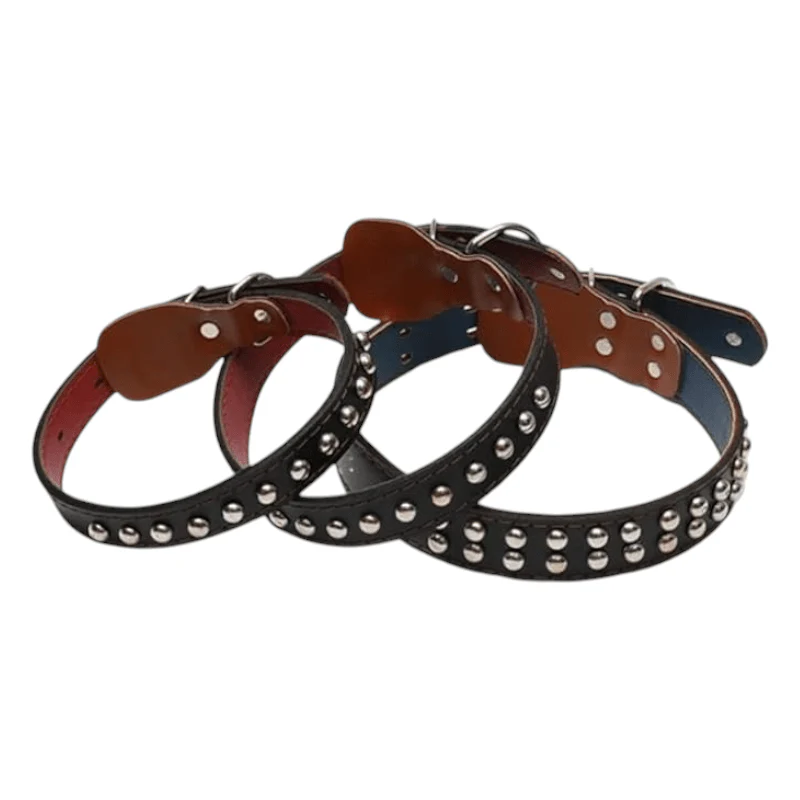 CT1008 1 Pieza Collar De Piel Para Mascota - Imagen 4