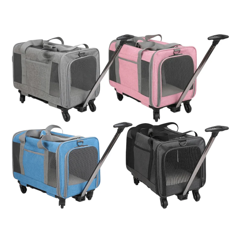 CT1811 1 Pieza de Carrito Transportador Con Llantas Mascota Perro Gato