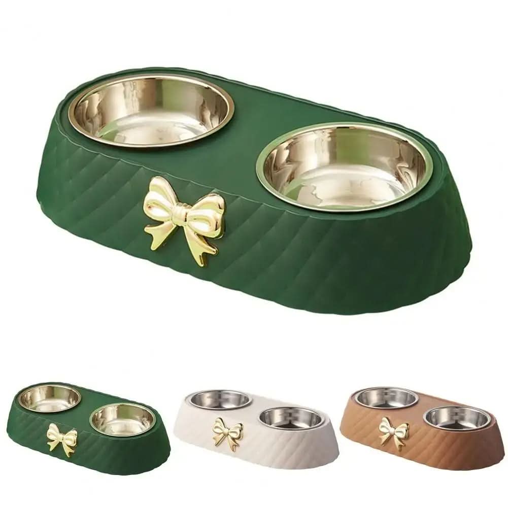 CT2068 1 Pieza De Tazon Doble Para Mascota