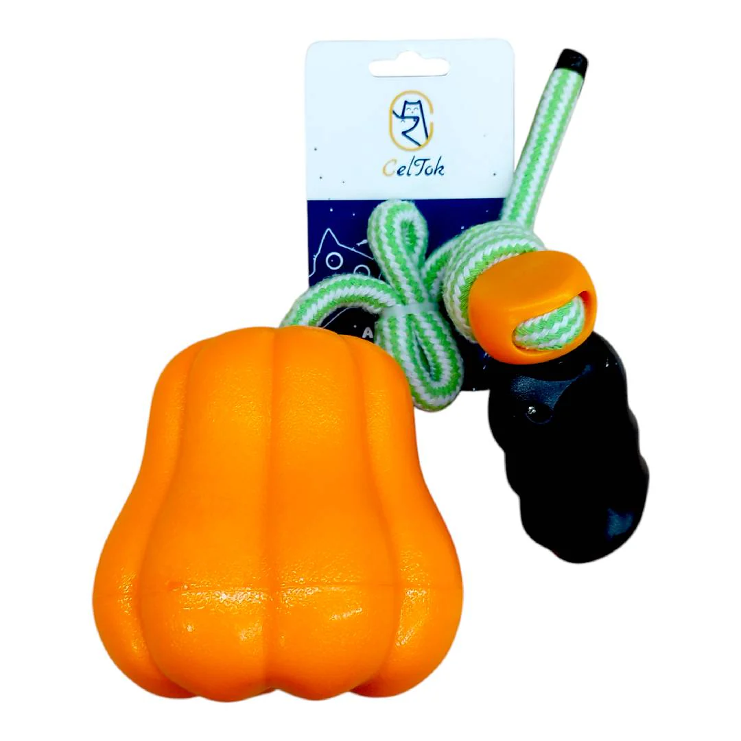 CT2906 1 Pieza De Juguete De Cuerda Diseño Calabaza Para Mascota - Imagen 2
