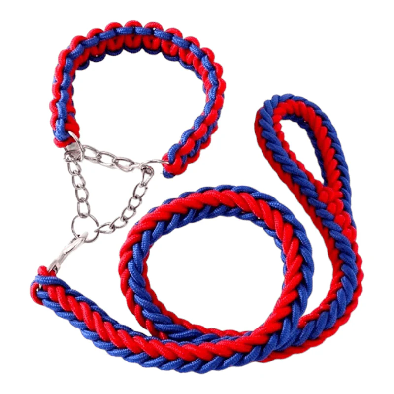 CT2987 1 Pieza De Collar Con Correa Trenzada Para Mascota - Imagen 3