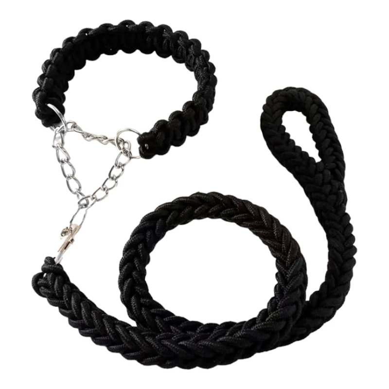 CT2987 1 Pieza De Collar Con Correa Trenzada Para Mascota - Imagen 5