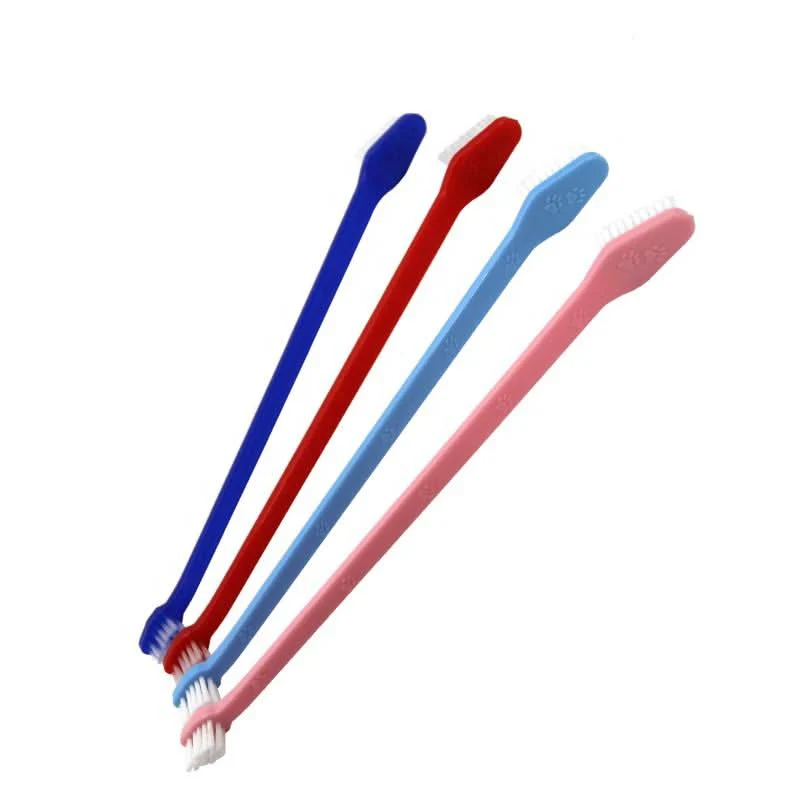 CT3143 2 Piezas Cepillo De Dientes Para Perro De Doble Punta - Imagen 5