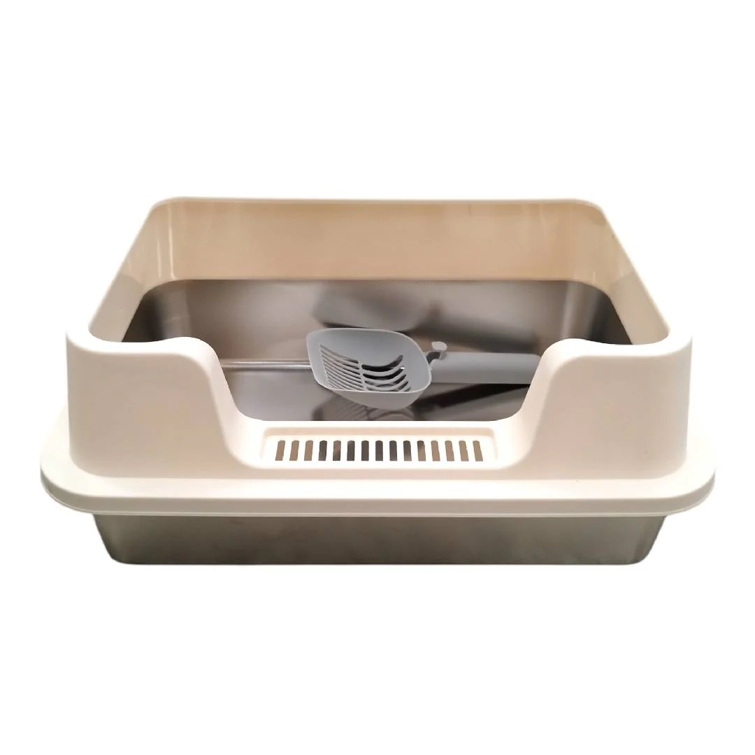 CT3293 1 Pieza De Arenero De Acero Inox Para Mascota - Imagen 5