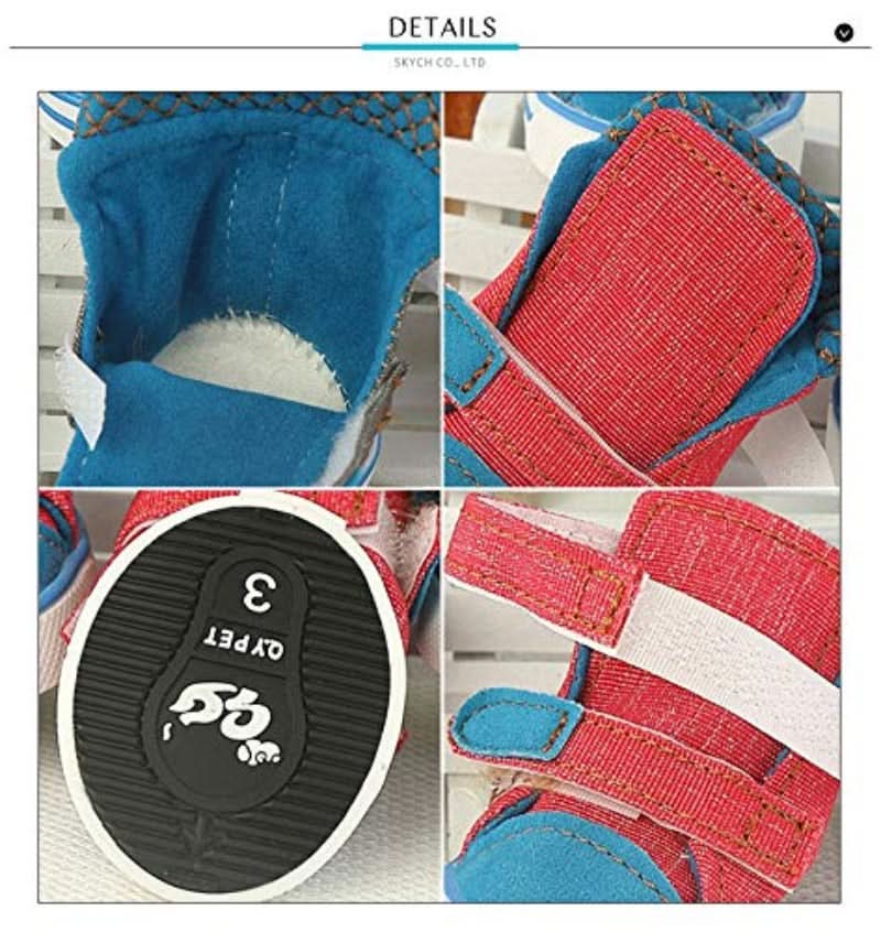 CT3297 2 Pares De Zapatos Para Mascota - Imagen 3