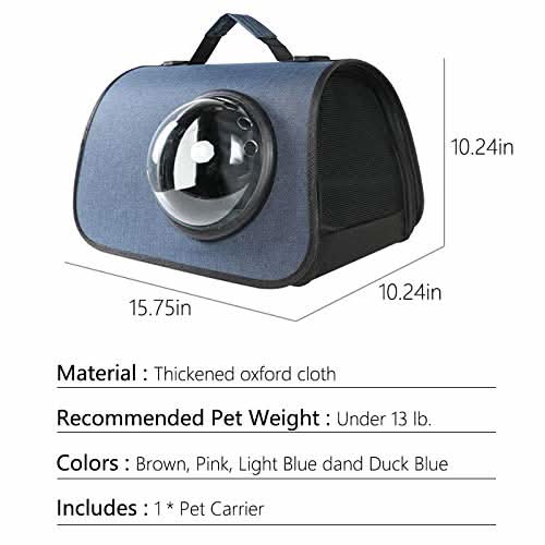 CT4942 1 Pieza Transportadora/Portadora Para Mascota Para Viaje Con Capsula - Imagen 6