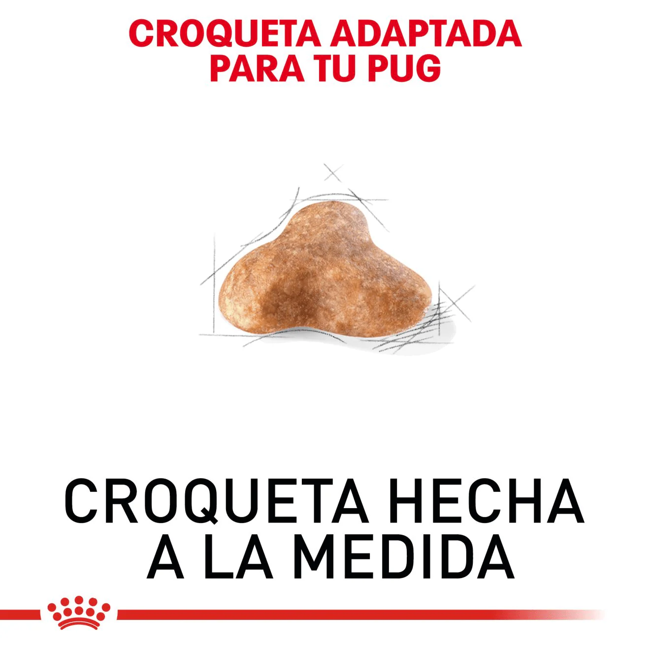 CT5455 1 Pieza De Alimento Para Pug Adulto - Imagen 3