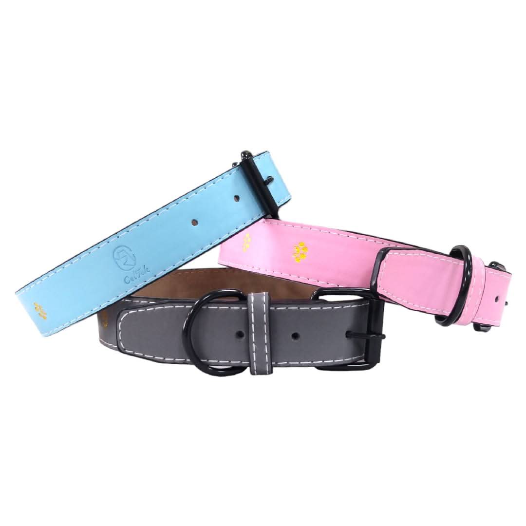 CT5681 1 Pieza De Collar Diseño Huella Dorada Para Mascota