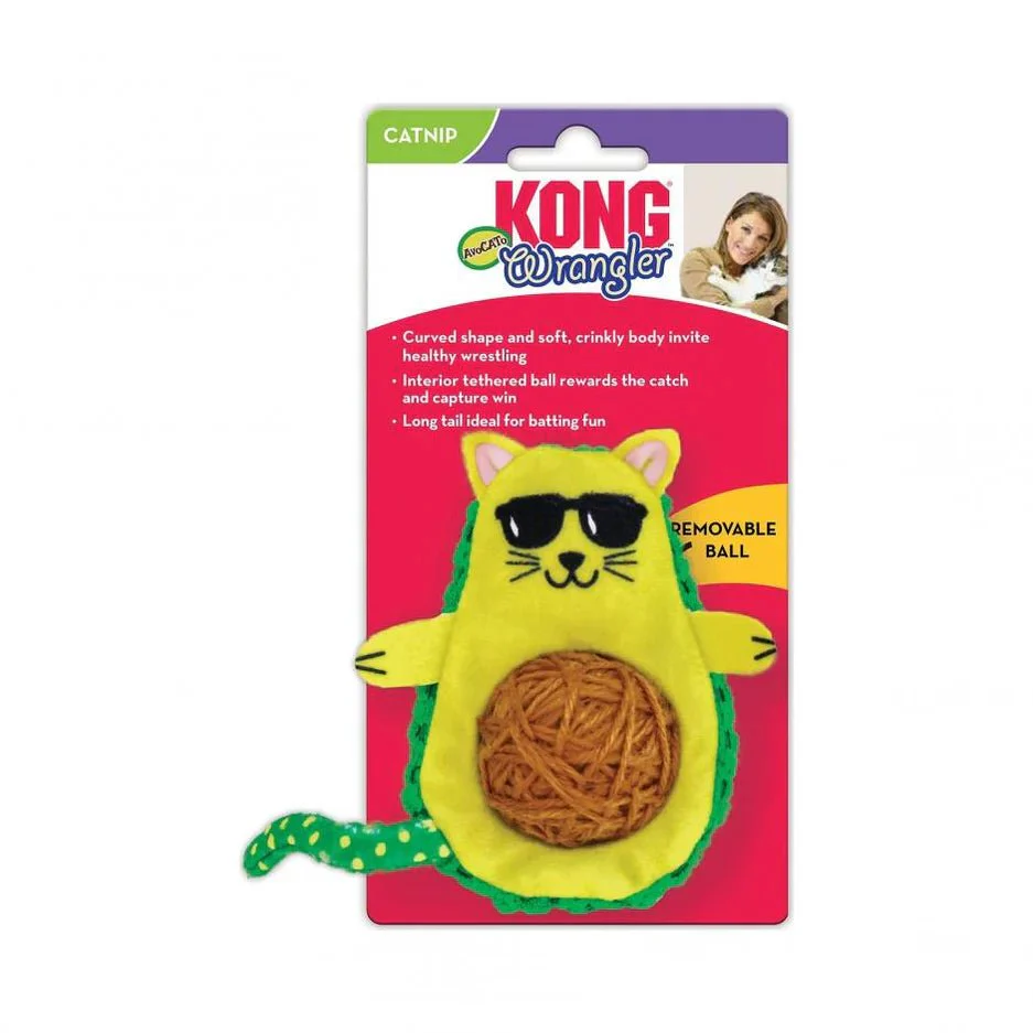 CT5930 1 Pieza de Juguete Con Diseño De Gato Aguacate Con Bola De Hilo Para Mascotas - Imagen 3