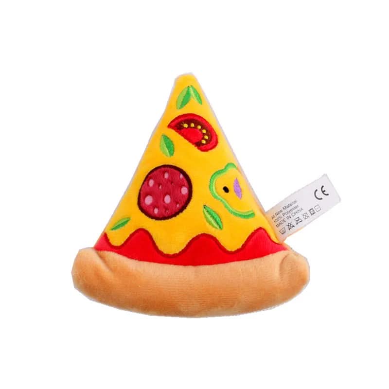 CT7261 1 Pieza De Juguete De Peluche Con Diseño De Pizza Para Mascota
